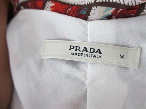 fake prade blouse label|prada clothing brand logo.